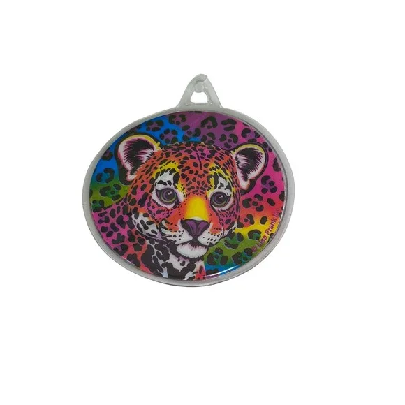 Lisa Frank Leopard Print Zip 3 Ring Binder School Supply Organizer Fantastic - Picture 9 of 16